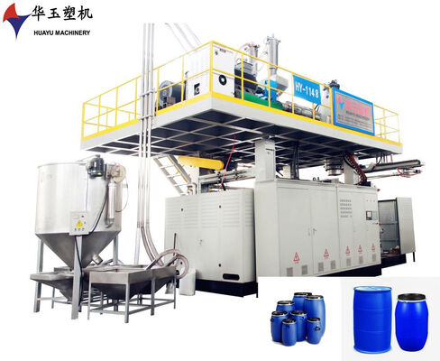 Precision Engineered Double L Ring Drum Blow Molding System with 220L Capacity and 25pcs/h Productivity