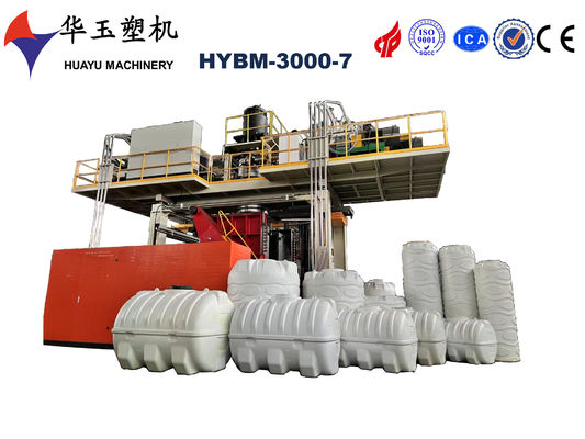 Huayu yeni tip 3000L-7layers plastik su tankı üfleme kalıplama makinesi